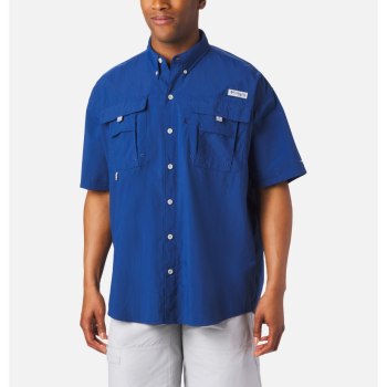 Columbia PFG Bahama II Short Sleeve, Camisa Grises Oscuro Para Hombre | 267810-DZU